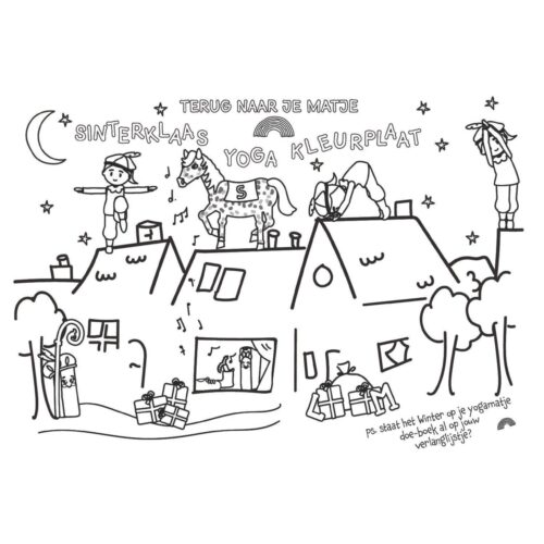 Sinterklaas kleurplaat (download)